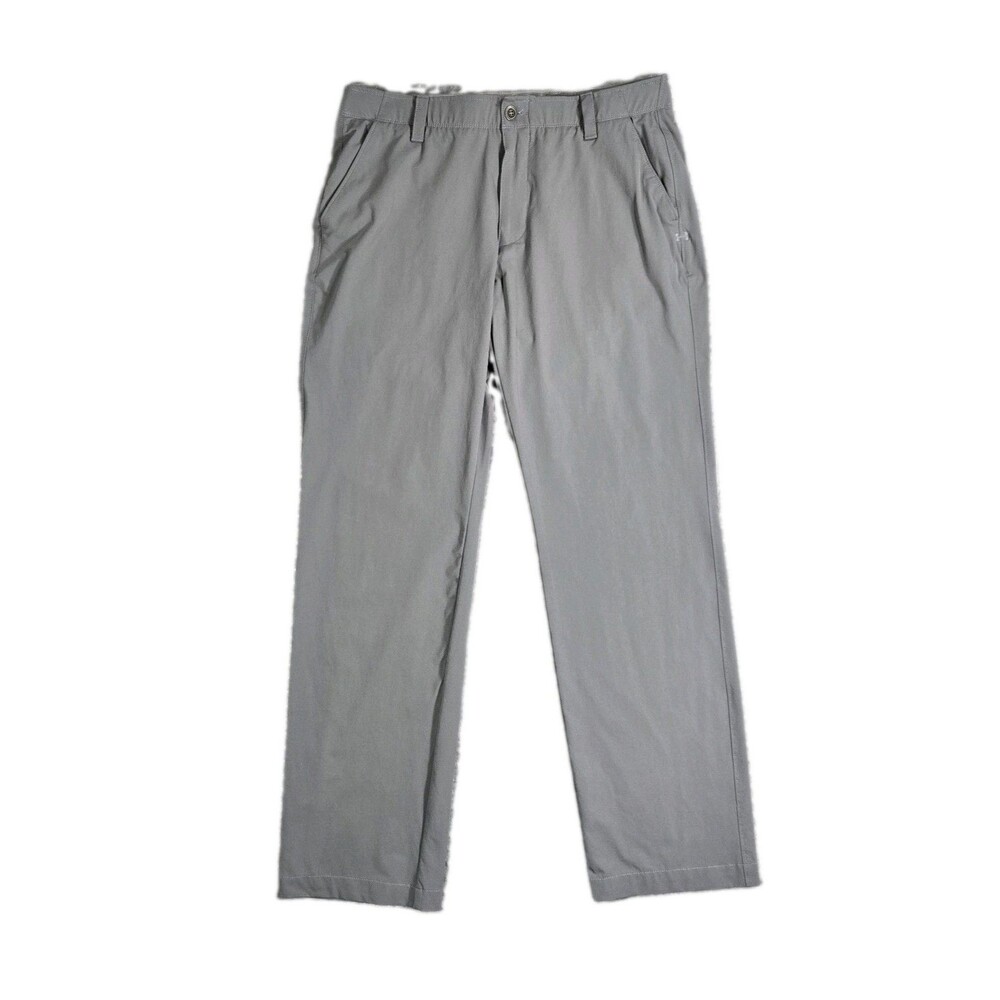 Mens Under Armour Match Play Golf Pants Gray Performance Stretch 36x32